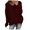 Red, variant on Vedolay Sweaters for Women Trendy Womens 2023 Lantern Long Sleeve Crewneck Casual Solid Color Ribbed Pullover Sweater,Red M