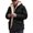 Black, variant on Winter Jackets For Men Vintage Faux Suede Hooded Coat Shearling Lined Multi Pockets Snap Button Down Windproof Warm Outdoor Casual Outfits