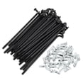 thumbnail image 1 of Ofertas Únicas 1Set Radios Universales de Bicicleta 12G Radios de Rueda de Bicicleta Niple de Acero al Carbono Negro-76mm, 1 of 7