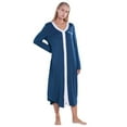 thumbnail image 4 of Maternity Nursing Nightdress - Women's Nightgown Long Sleepshirts Long Sleeve Comfortable Soft Sleepwear Full Length Sleep Dress Nursing Loungewear S-XXL, 4 of 9