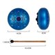 thumbnail image 2 of Tongue Drum de Acero 5.5 Pulgadas con Diseño de Zodiaco Chino, Incluye Estuches, Baquetas y Libro de Música, Tono C, 8 Notas, Ideal para Meditación y Yoga, Color Azul Oscuro., 2 of 6