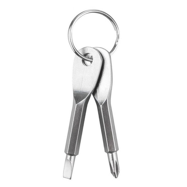 Llavero multiherramienta EDC juego de destornilladores de bolsillo herramienta de acero Ehuebsd inoxidable para exteriores accesorios familiares para acampar al aire libre