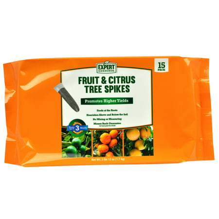 Expert Gardener Fruit and Citrus Tree Fertilizer Spikes (Best Fertilizer For Potted Meyer Lemon Tree)