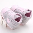 thumbnail image 4 of Bébé Fille Enfant en Bas Âge Polka Dot Anti-Dérapant Semelle Souple Lacet Chaussures de Lit de Chaussures, 4 of 5