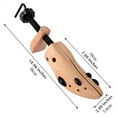 thumbnail image 2 of 2pcs Wooden Premium Professional 4-Way Shoe Support for Men's and Women's Shoes(Large), 2 of 8