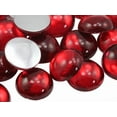 thumbnail image 1 of czcpp-9mm Red Ruby H103 Flat Back Acrylic Round Cabochons Plastic Pearl Gems for Jewelry Making Costume Making Cosplay Jewels Embelishments - 75 Pieces, 1 of 4