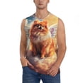 thumbnail image 1 of Fotbe Cute Cloud Pomeranian Men's Camiseta sin Mangas Estampada para Hombres, Playera Casual para Gimnasio, Entrenamiento, Playa-X-Large, 1 of 7