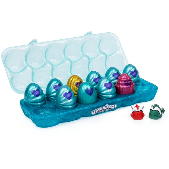 Hatchimals CollEGGtibles, Mermal Magic 12 Pack Egg Carton with Season 5 Hatchimals, for Kids Aged 5 and Up (Styles May Vary)