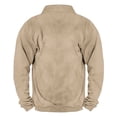 thumbnail image 3 of successthop Plus Size Sweatshirts with Pockets Men Quarter Zip Long Sleeve Sweaters Pullover Top Vintage Streetwear, 3 of 3