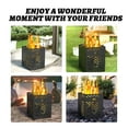thumbnail image 6 of YLGJ&TIDY 63-Gallon Smokeless Burn Barrel, Ultra Thick Steel Incinerator Can for Yard Waste & Trash, Outdoor Fire Pit for Farm, Camping & Bonfire, 6 of 6