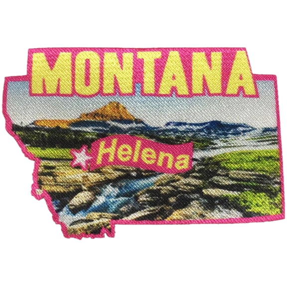 12 pieces 2" Custom Activity Scouts Applique Fun Patches - Montana Patch