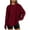 Red, variant on Buigttklop Womens Oversized Long Sleeve T Shirts Basic Crewneck Tee Fall Tops Casual Workout Fashion Casual Y2K Clothes