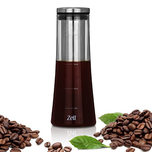 Zell Cold Brew Coffee Maker Premium Borosilicate Glass