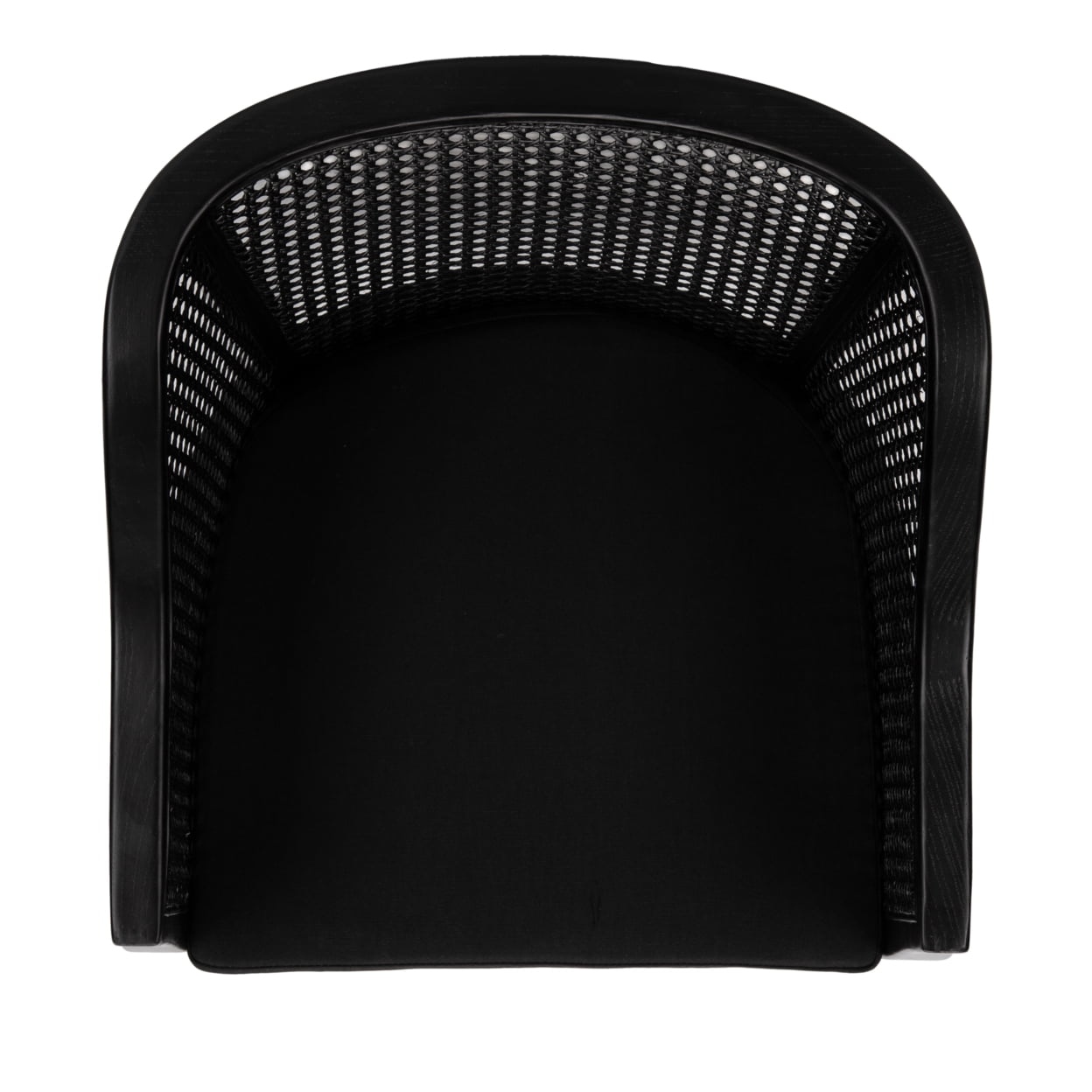 SAFAVIEH Rina Contemporary Nautical Solid Dining Chair, Black