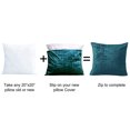 thumbnail image 2 of Home Soft Things Textured Velvet Pillow Covers (Set of 2), - Agate Green - 26" x 26", 2 of 4