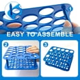 thumbnail image 3 of Estante para tubos de centrífuga CryoKing de 25 pocillos para frascos de 50 ml, 5 unidades, color azul, 3 of 7