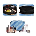 thumbnail image 4 of Iauyy 3 Piece Large Portable Hanging Toiletry Bags for Travel,Foldable Makeup Organizer with Multiple Compartments for Men&Women，Clear Starry Sky, 4 of 9