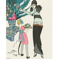 thumbnail image 2 of Gose, Francisco Javier 20x24 White Modern Wood Framed Museum Art Print Titled - Christmas illustration, 2 of 4