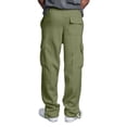 thumbnail image 4 of Mens Cargo Sweatpants Open Bottom Casual Hiking Pants Joggers Athletic Trousers Cotton Loose Straight Pants for Men, 4 of 4