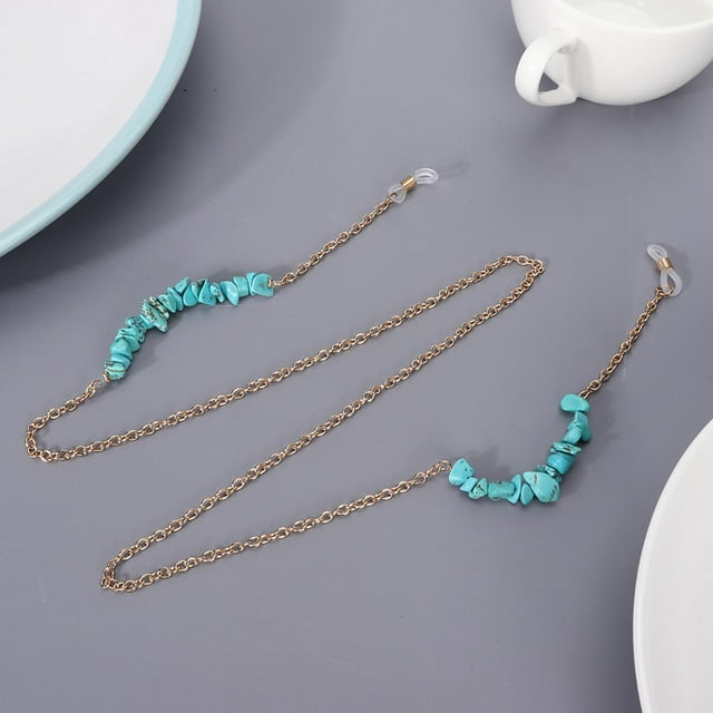 Eyeglasses Cord, Alloy Anti-Slip Strap Rope Glasses Rope, Glasses Chain Decoration For Women Girl