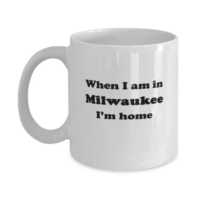Moving from Milwaukee Gifts - Moving to Milwaukee Coffee Mug - Moving from Milwaukee  Cup - Moving to Milwaukee Birthday Gifts for Men and Women Moving Away -  Black 11oz. Mug 
