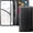 L-Fiber Black, variant on SILKBUT Car Registration and Insurance Holder - Vehicle Glove Box Car Organizer,Auto Truck Comparment Accessories Case with Magnetic Closure for Driver License,Cards