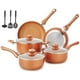 thumbnail image 1 of Juego de utensilios de cocina M MELENTA Ultra Antiadherente de cobre con cerámica, 11 piezas, 1 of 6