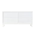 thumbnail image 4 of American style sideboard with wavy doors and ample storage for entryway, 4 of 6