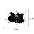 thumbnail image 2 of Amdohai Cool Skull Car Sticker Adhesive Non-toxic Waterproof Car Decals for Car Body Glass Window Wall Sticker, 2 of 6