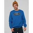 thumbnail image 2 of Vintage Cassette Player Sweatshirt Men -Image by Shutterstock, Male XX-Large, 2 of 4