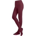 thumbnail image 1 of ORUYROP Women's Solid Colored Opaque Microfiber Footed Tights, 1 of 7