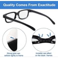 thumbnail image 2 of 12 Pairs Adhesive Glasses Nose Pads, Non-slip D-shape Silicone Glasses Nose Pads, Adhesive Nose Pads Glasses Nose Pad For Glasses, 15mm (black) (black, 2 of 5