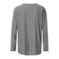 thumbnail image 4 of Women's Fashion Classic Print Long Sleeved Round Neck Tops/Shirt, 4 of 5