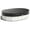 Black, variant on Seralis 7x10ft Oval Above Ground Pool Cover Waterproof Dustproof with Winch and Cable Blue