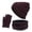 Red, variant on PULLIMORE 3 Pack Winter Knitted Beanie Hat Scarf Gloves Set for Men Women Beanie Hat Circle Scarf Touchscreen Gloves Set (Black)