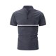 thumbnail image 4 of pstuiky Mangas cortas para hombre, Camisa informal de manga corta con solapa y botones para hombre, color liso, para ejercicio ropa de hombre xxl, 4 of 8