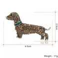 thumbnail image 6 of K-KED Dog Party Favors Women's Sweater Decoration Faux Pearl Brooch, 6 of 9