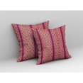 thumbnail image 2 of Amrita Sen Loyalty and Love Broadcloth Indoor Outdoor Pillow, Zippered, PinkGreen, 2 of 5