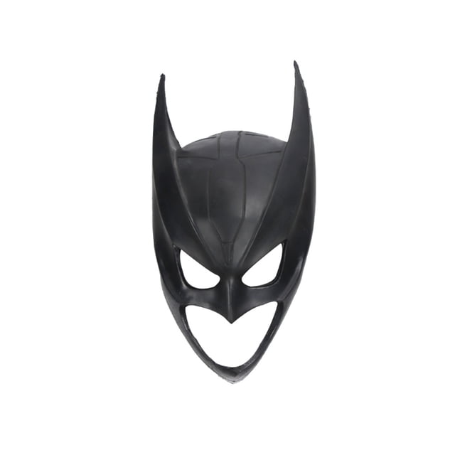 Cubierta facial de poliuretano Mask Black Bat para disfraces de fiesta