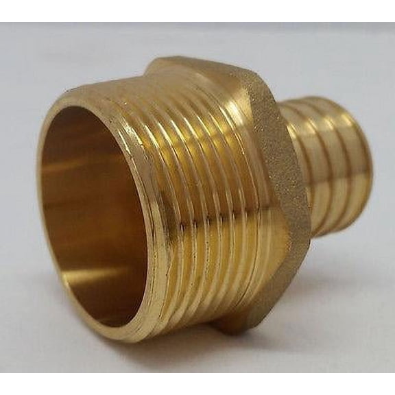 2" MPT (Male Pipe Thread) Pex Crimp, LEAD FREE! (Bag of 4)