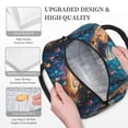 thumbnail image 3 of Yiaed Colorful Planet Universe Print Lunch Bag Adult Insulated Lunch Box, Leakproof Cooler Food Lunch Containers Reusable High Capacity Lunch Tote Bags-One Size, 3 of 6