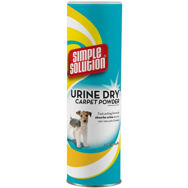 Simple Solution Urine Dry Carpet Powder Absorbs Urine Wetness and
