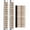 Brown, variant on 2 PCS Refrigerator Door Handle Covers, Brown Plaid Adjustable Kitchen Appliance Handle Cover Farmhouse Cream Beige Line Striped Rustic Square Non Slip Fridge Oven Stove Dishwasher Handle Protector