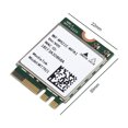 thumbnail image 3 of Adaptador De Red Inalámbrica MT7921 Tarjeta WiFi inalámbrica 1200Mbps Tarjeta de red de doble banda 2.4Ghz / 5Ghz para computadora portátil Likrtyny Para estrenar, 3 of 8