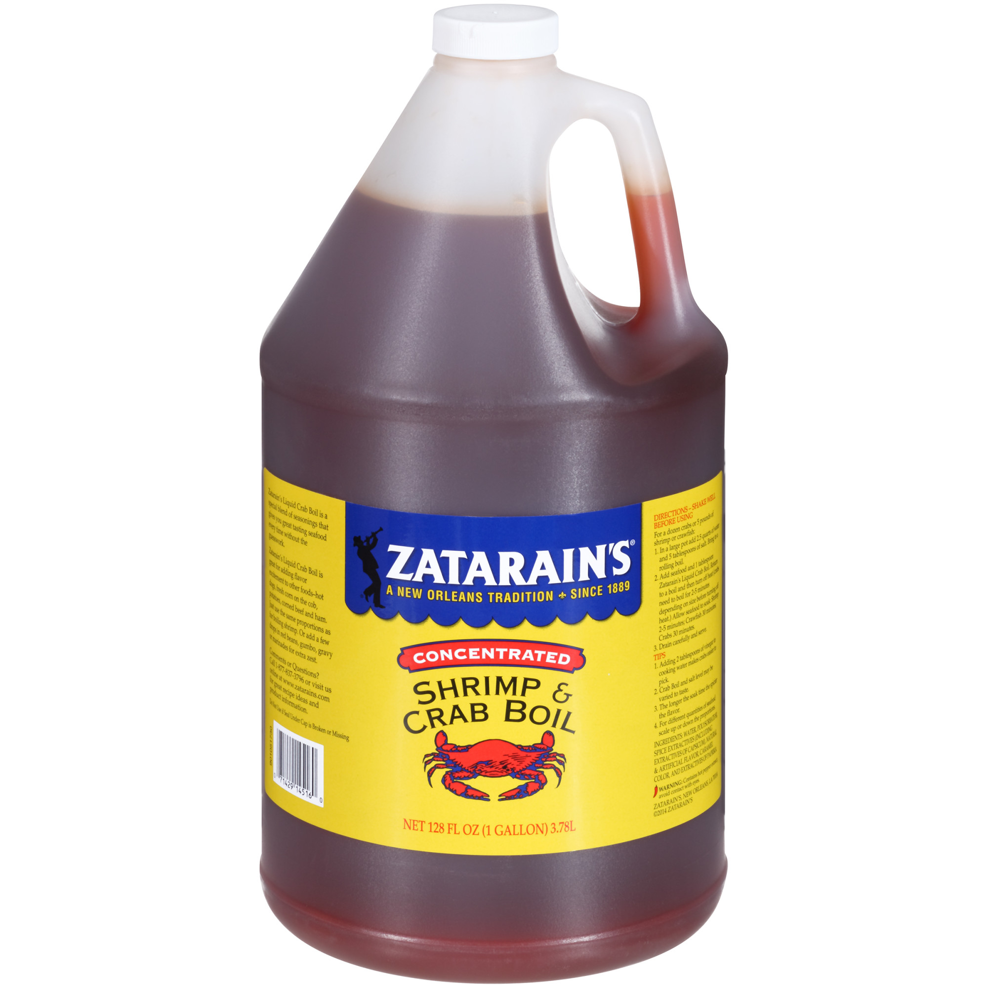 Zatarain's Concentrated Shrimp & Crab Boil, 1 gal
