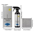 thumbnail image 2 of Multi Interior Car Cleaner Spray 120ml,All Purpose Upholstery Cleaner Leather Plastic Dashboard Stain Remover Care Solution Microfiber Cloth Included Deep Cleaning Odor Removal Safe Gentle Formula, 2 of 9