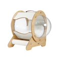thumbnail image 1 of lionlar Condos pour Chat Nid Maison pour Animaux avec Coussin, Deux Observations Transparentes, 1 of 9