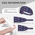 thumbnail image 4 of Uk Flag Union Jack Sweatbands Non Slip Headbands For Fashion Workout Yoga Sports Elastic Bands Exercise, 4 of 7