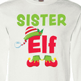 thumbnail image 4 of Inktastic Christmas Sister Elf Long Sleeve T-Shirt, 4 of 5