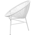 thumbnail image 2 of vidaXL Chaise de Jardin en Rotin Poly Blanc, 2 of 4